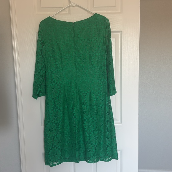 Eliza J Vibrant Green Lace Dress - Picture 5 of 7